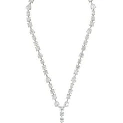 Latelita Penelope Paraiba Tourmaline Statement Necklace Silver -Ornavique Sales 5054469994603 2