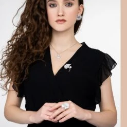 Latelita Petal Cascading Cocktail Ring Silver 9 Latelita Petal Cascading Cocktail Ring Silver -Ornavique Sales A006 0a216c58 70a1 44b0 bd06 b3303922c322