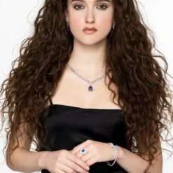 Latelita Arabesque Splendor Cocktail Ring Sapphire Silver 13 Latelita Arabesque Splendor Cocktail Ring Sapphire Silver -Ornavique Sales A010