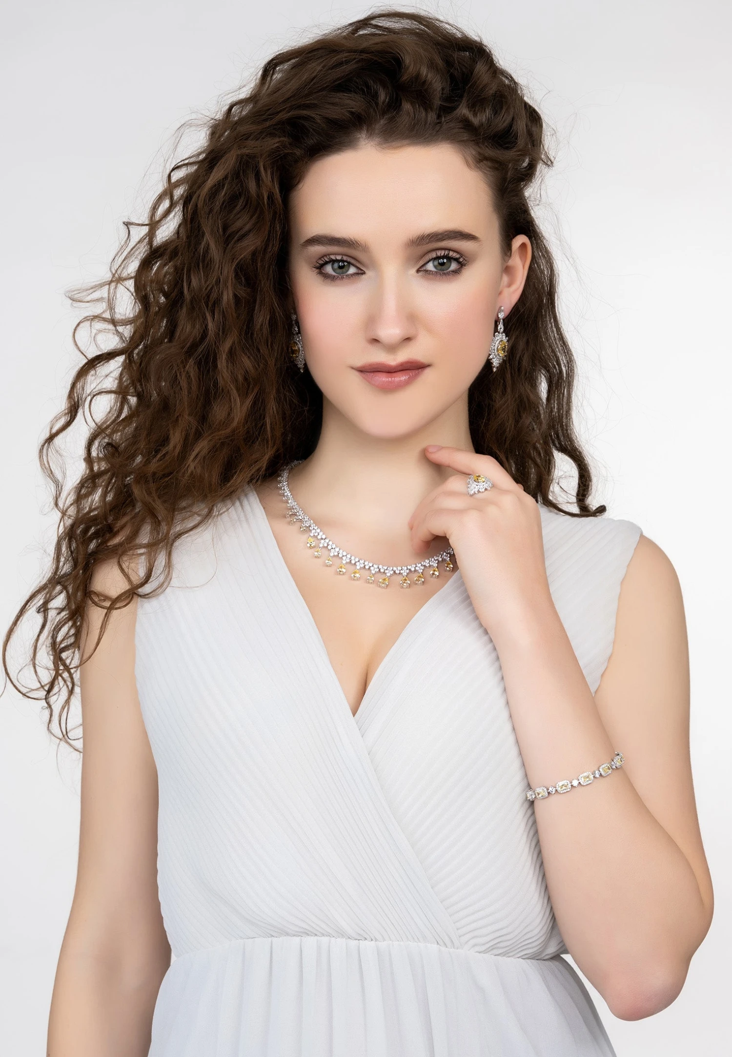 Latelita Arabesque Splendor Cocktail Ring Yellow Topaz Silver 3 Latelita Arabesque Splendor Cocktail Ring Yellow Topaz Silver - Image 3