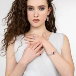 Latelita Arabesque Splendor Cocktail Ring Pink Tourmaline Silver -Ornavique Sales A018 36e2f7a6 e04a 4f27 b118 da30d1ffbb55