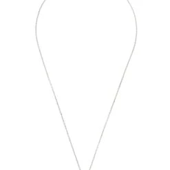 Latelita Alexandra Rectangle Gemstone Necklace Silver Tanzanite -Ornavique Sales alexandra rectangle gemstone necklace silver tanzanite 582341