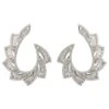 Latelita Amara Sweeping Hoop Earrings Silver
