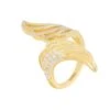 Latelita Angels Wing Wrap Around Ring Gold