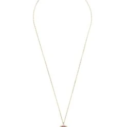Latelita Beatrice Oval Gemstone Pendant Necklace Gold Garnet -Ornavique Sales beatrice oval gemstone pendant necklace gold garnet 347525