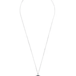 Latelita Beatrice Oval Gemstone Pendant Necklace Silver Sapphire Hydro -Ornavique Sales beatrice oval gemstone pendant necklace silver sapphire hydro 691068