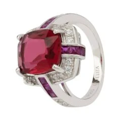 Latelita Clarence Silver Ring Ruby