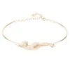 Latelita Cleopatra Serpent Snake Bangle Bracelet Rosegold