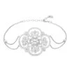 Latelita Clover Filigree Bracelet Silver
