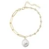Latelita Coin Pearl Bracelet Gold