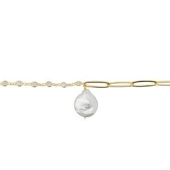 Latelita Coin Pearl Bracelet Gold -Ornavique Sales coin pearl bracelet gold 662659
