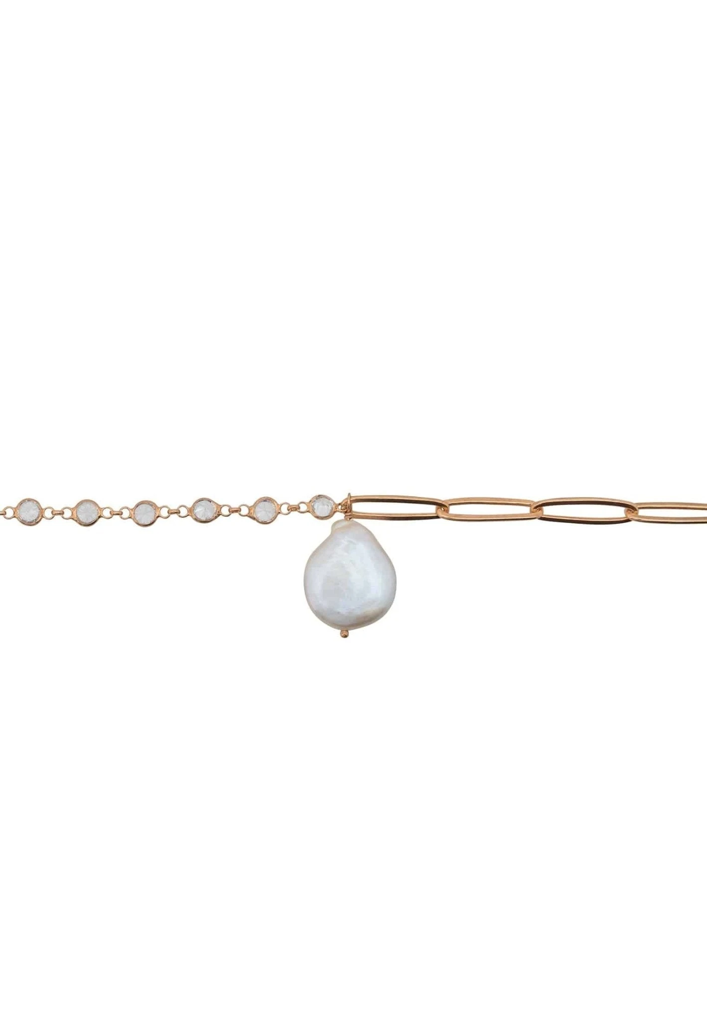 Latelita Coin Pearl Bracelet Rosegold 3 Latelita Coin Pearl Bracelet Rosegold - Image 3