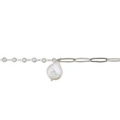 Latelita Coin Pearl Bracelet Silver 7 Latelita Coin Pearl Bracelet Silver -Ornavique Sales coin pearl bracelet silver 627310