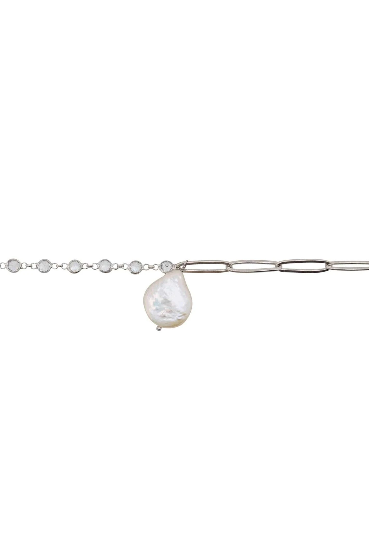 Latelita Coin Pearl Bracelet Silver 3 Latelita Coin Pearl Bracelet Silver - Image 3