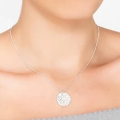 Latelita Cosmic Full Moon Necklace - White Topaz -Ornavique Sales cosmic full moon necklace white topaz 315850