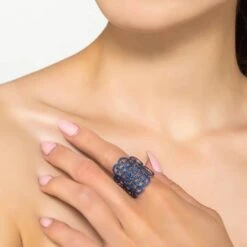 Latelita Countess Filigree Cocktail Ring Sapphire Silver 7 Latelita Countess Filigree Cocktail Ring Sapphire Silver -Ornavique Sales countess filigree cocktail ring sapphire silver 952444