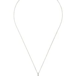 Latelita Deco Emerald & Enamel Necklace Silver -Ornavique Sales deco emerald enamel necklace silver 450261