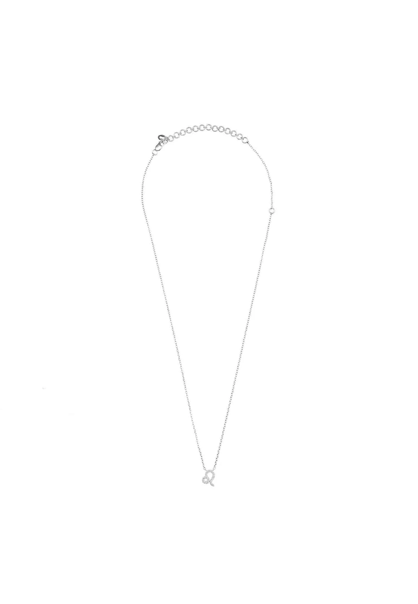 Latelita Diamond Zodiac Silver Necklace Leo 4 Latelita Diamond Zodiac Silver Necklace Leo - Image 4