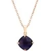 Latelita Empress Gemstone Necklace Rosegold Amethyst