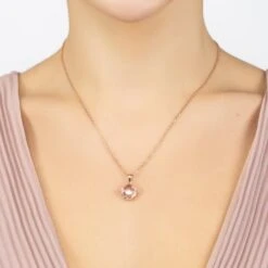 Latelita Empress Gemstone Necklace Rosegold Rose Quartz 5 Latelita Empress Gemstone Necklace Rosegold Rose Quartz -Ornavique Sales empress gemstone necklace rosegold rose quartz 514735