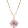 Latelita Empress Gemstone Necklace Rosegold Rose Quartz