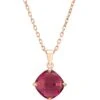 Latelita Empress Pink Tourmaline Gemstone Necklace Rosegold