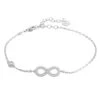 Latelita Eternity Infinity Bracelet Silver