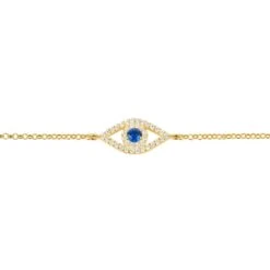 Latelita Evil Eye Elliptical Bracelet Blue Gold 6 Latelita Evil Eye Elliptical Bracelet Blue Gold -Ornavique Sales evil eye elliptical bracelet blue gold 150688