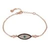 Latelita Evil Eye Elliptical Bracelet Rosegold