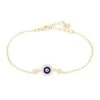 Latelita Evil Eye Enamel Dark Blue Bracelet Gold