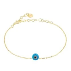 Latelita Evil Eye Mini Opalite Bracelet Gold