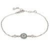 Latelita Evil Eye Turquoise Blue Gemstone Bracelet Silver