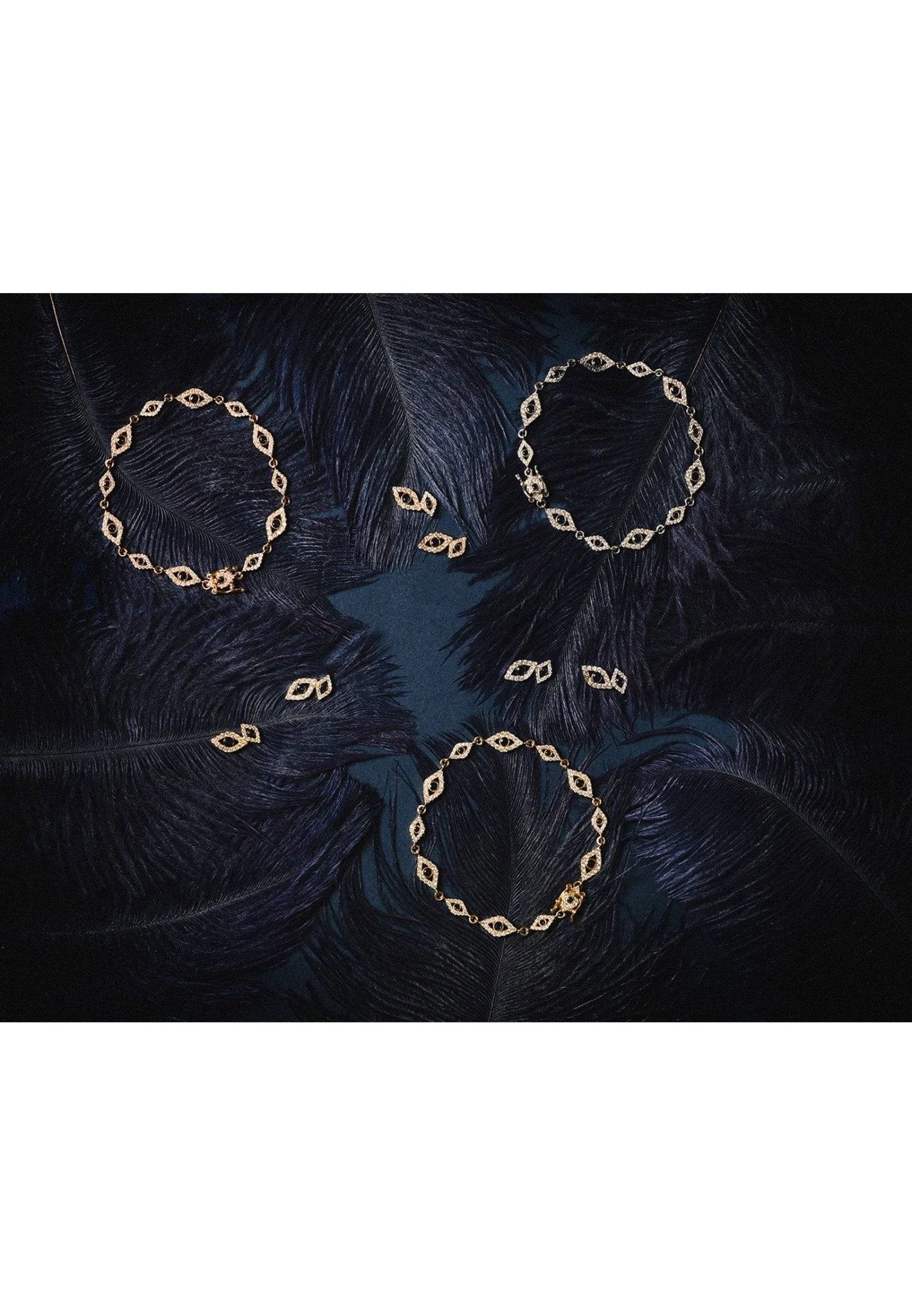 Latelita Eye Sparkling Tennis Bracelet Gold 4 Latelita Eye Sparkling Tennis Bracelet Gold - Image 4