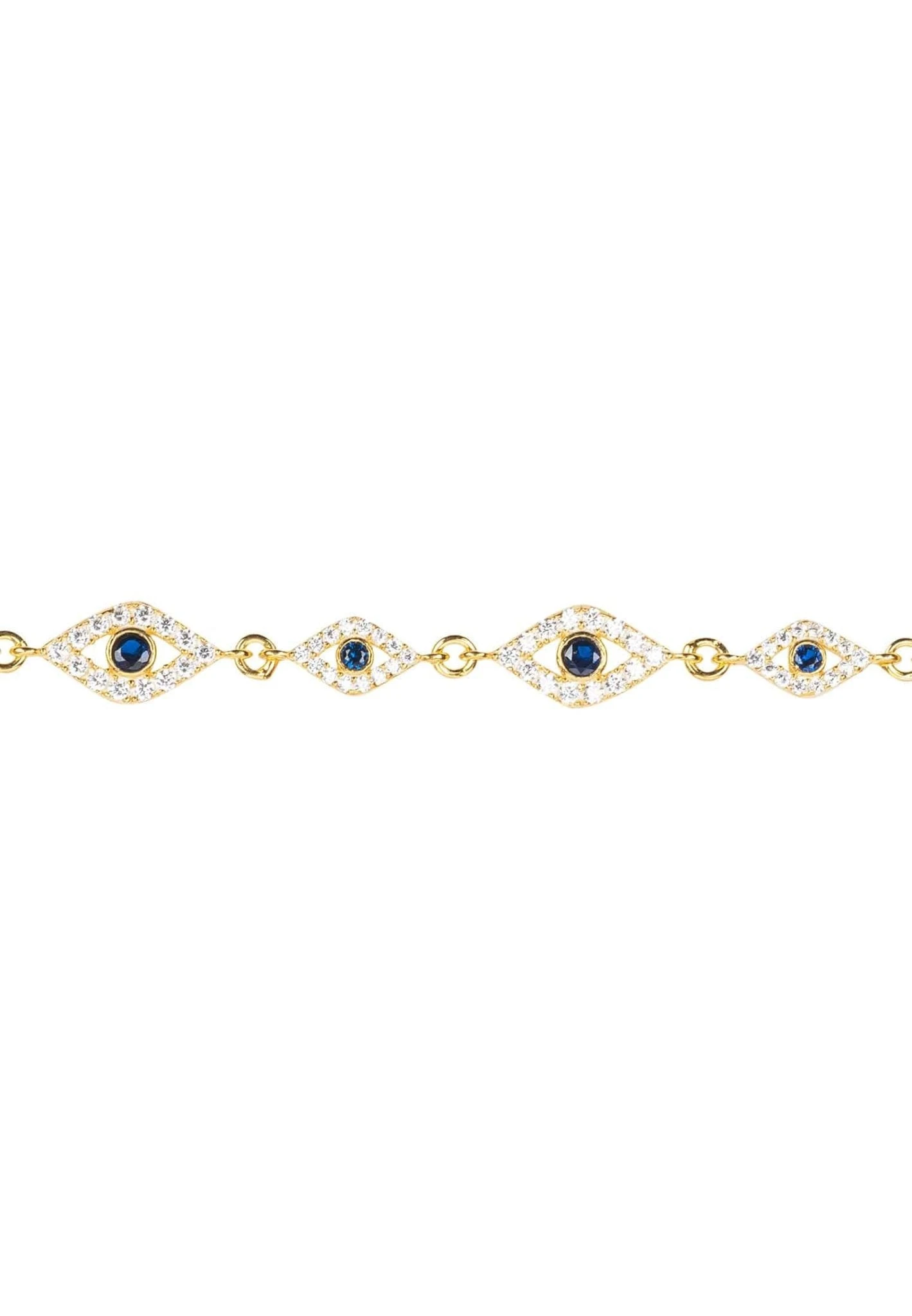 Latelita Eye Sparkling Tennis Bracelet Gold 3 Latelita Eye Sparkling Tennis Bracelet Gold - Image 3