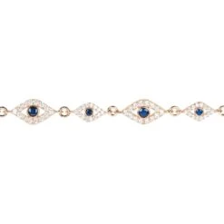 Latelita Eye Sparkling Tennis Bracelet Rosegold 7 Latelita Eye Sparkling Tennis Bracelet Rosegold -Ornavique Sales eye sparkling tennis bracelet rosegold 917482