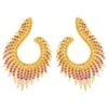 Latelita Flame Earrings Golden Fire Gold