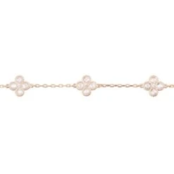 Latelita Flower Clover Triple Bracelet Rosegold -Ornavique Sales flower clover triple bracelet rosegold 113825