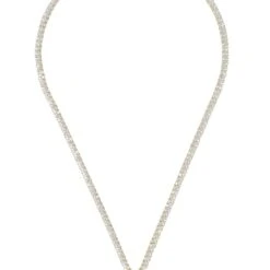 Latelita Garbo Oval Gemstone Tennis Necklace Ruby Gold -Ornavique Sales garbo oval gemstone tennis necklace ruby gold 628929