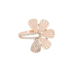Latelita Ginkgo Leaf Ring Rosegold -Ornavique Sales ginkgo leaf ring rosegold 256525