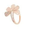 Latelita Ginkgo Leaf Ring Rosegold