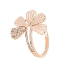 Latelita Ginkgo Leaf Ring Rosegold