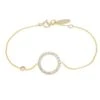 Latelita Halo Sparkling Circle Bracelet Gold
