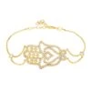 Latelita Hamsa Large Hand Of Fatima Bracelet Gold