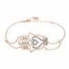 Latelita Hamsa Large Hand Of Fatima Bracelet Rosegold Oxidised