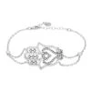 Latelita Hamsa Large Hand Of Fatima Bracelet Silver Oxidised