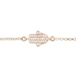 Latelita Hamsa Lucky Charm Bracelet Rosegold -Ornavique Sales hamsa lucky charm bracelet rosegold 210143