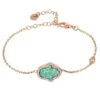 Latelita Hamsa Opalite Green Bracelet Rosegold