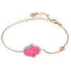 Latelita Hamsa Opalite Pink Bracelet Rosegold