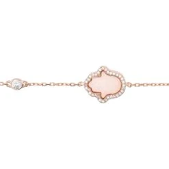 Latelita Hamsa Opalite White Bracelet Rosegold 6 Latelita Hamsa Opalite White Bracelet Rosegold -Ornavique Sales hamsa opalite white bracelet rosegold 941911