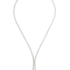 Latelita Hollywood Tennis Necklace Silver 6 Latelita Hollywood Tennis Necklace Silver -Ornavique Sales hollywood tennis necklace silver 341602